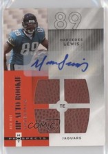 2006 Fleer Hot Prospects HP Rookie Materials Red /99 Marcedes Lewis Auto 13l0