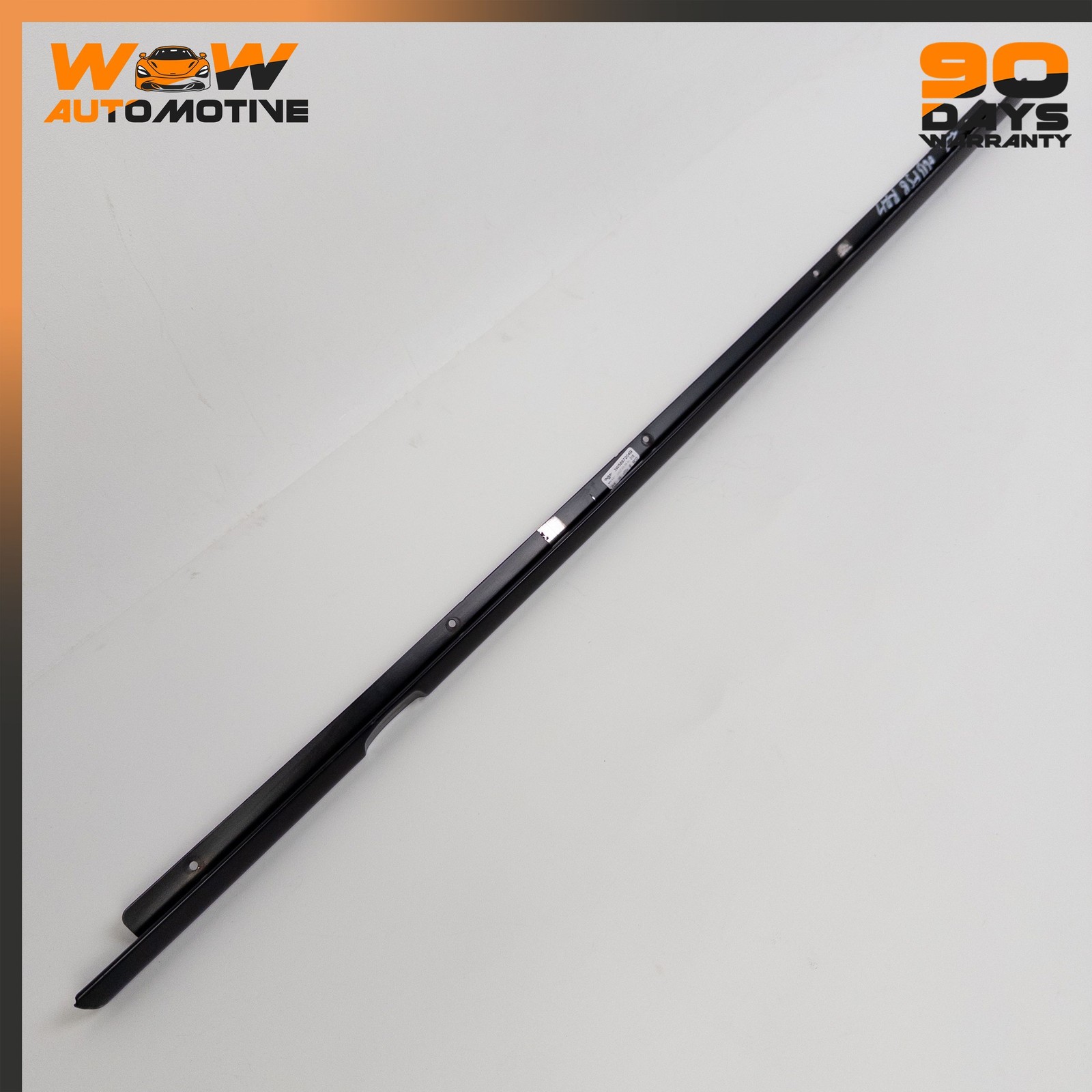 06-13 BENTLEY CONTINENTAL FLYING SPUR SEDAN REAR RIGHT DOOR TRIM BLACK OEM