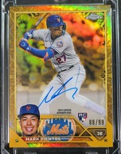 2023 Topps Gilded Collection - Gold Etch Autographs Mark Vientos #CGA-MV /99