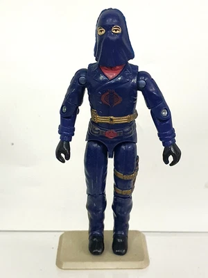 Gi joe G.I.Joe 1984 Cobra Commander hooded ARAH Action figure vintage UNBROKEN - Photo 1/4