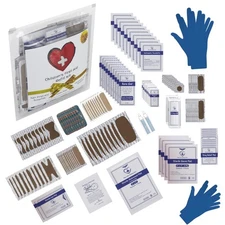 Children's First Aid Kit Refill - Xtra Large Size - 145 First Aid Supplies to...