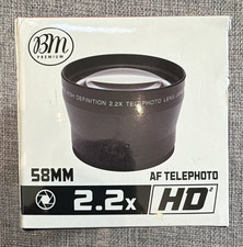 03m Premium 2.2x AF Telephoto HD Conversion Lens 58mm w/ Pouch  Cap