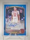 KARA DUNN 2025-26 BOWMAN U 1ST BLUE BORDER PAPER AUTO /150 Q0347