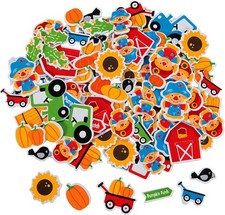 Fun Express Pumpkin Patch Foam Shapes - Bulk red, green, yellow, blue, orange