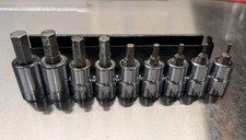 Used Matco Tools Allenhex Head Sockets 38 Drive 9pc Sbxym10r Used Matco Tools Allenhex Head Sockets 38 Drive 9pc Sbxym10r