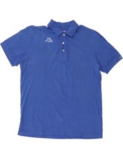 KAPPA Mens Polo Shirt XL Blue Cotton CU05