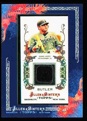 2011 Topps Allen & Ginter #AGR-BB Billy Butler Relics Kansas City Royals