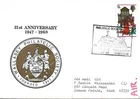 GREAT BRITAIN, UK, 1968 FDC, CHRISTMAS, mailed to  US;  Sc# 573