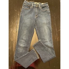 Levi's 721 High Rise Skinny Jeans Dark Wash Women's Size 28 Water Less