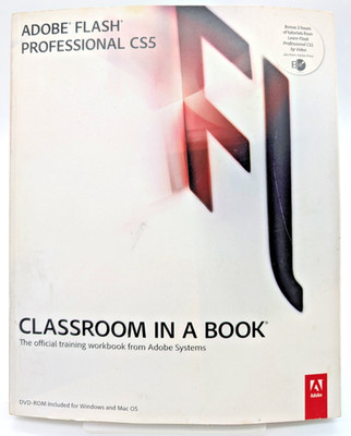 Adobe Flash Professional CS5 Classroom in a Book w/Disc - Cover Soiled Wrinkled