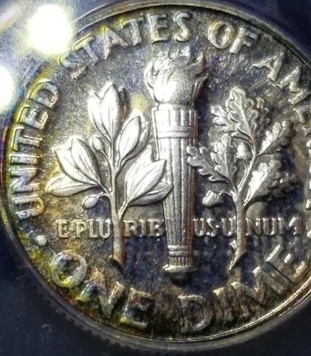 1961 Roosevelt Dime Proof 67 (Undergraded By ANACS) CAMEO