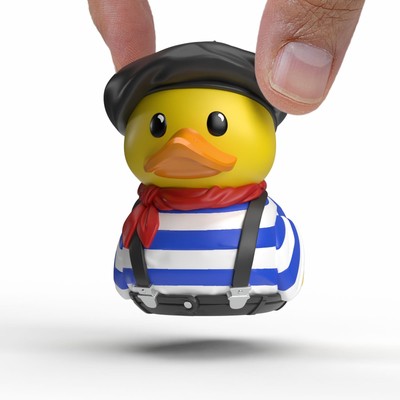 TUBBZ Mini: Frankreich - Französischer Pantomime als Cosplay-Gummiente Vinyl-Fig
