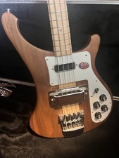 Walnut Rickenbacker Bass Model 4003 with Case USA Made Electric Bass Guitar