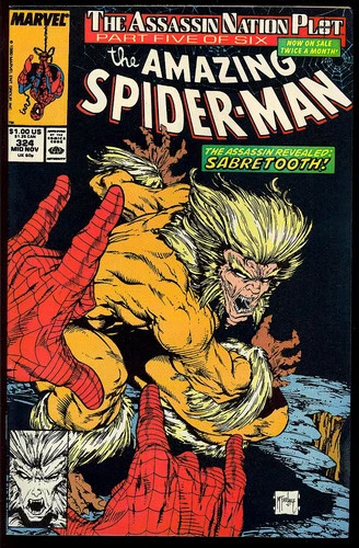 Amazing Spider-Man #324 High Grade Todd McFarlane Art Marvel Comic 1989 NM-
