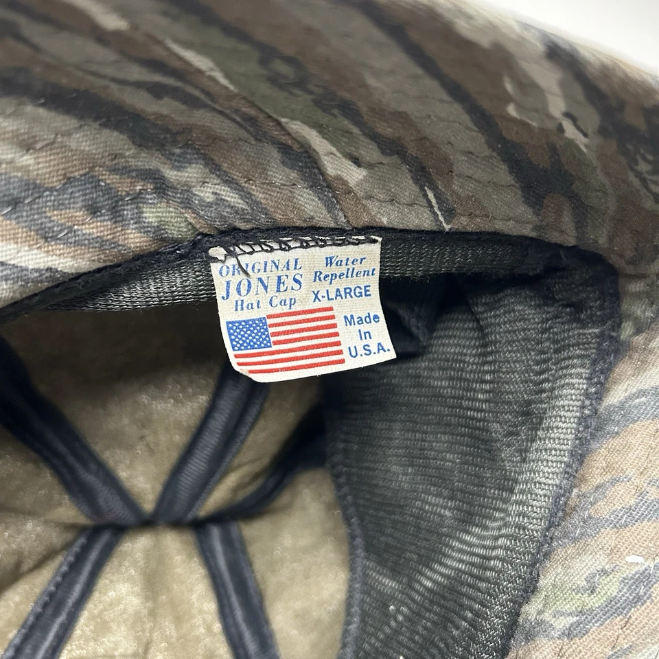 Gorra Jones Original De Colección Camuflada Bosque Hecha en EE. UU. Repelente al Agua XL Foto 3 de 3