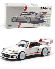 Pop Race Porsche Singer DLS Turbo White 1:64 PR640226