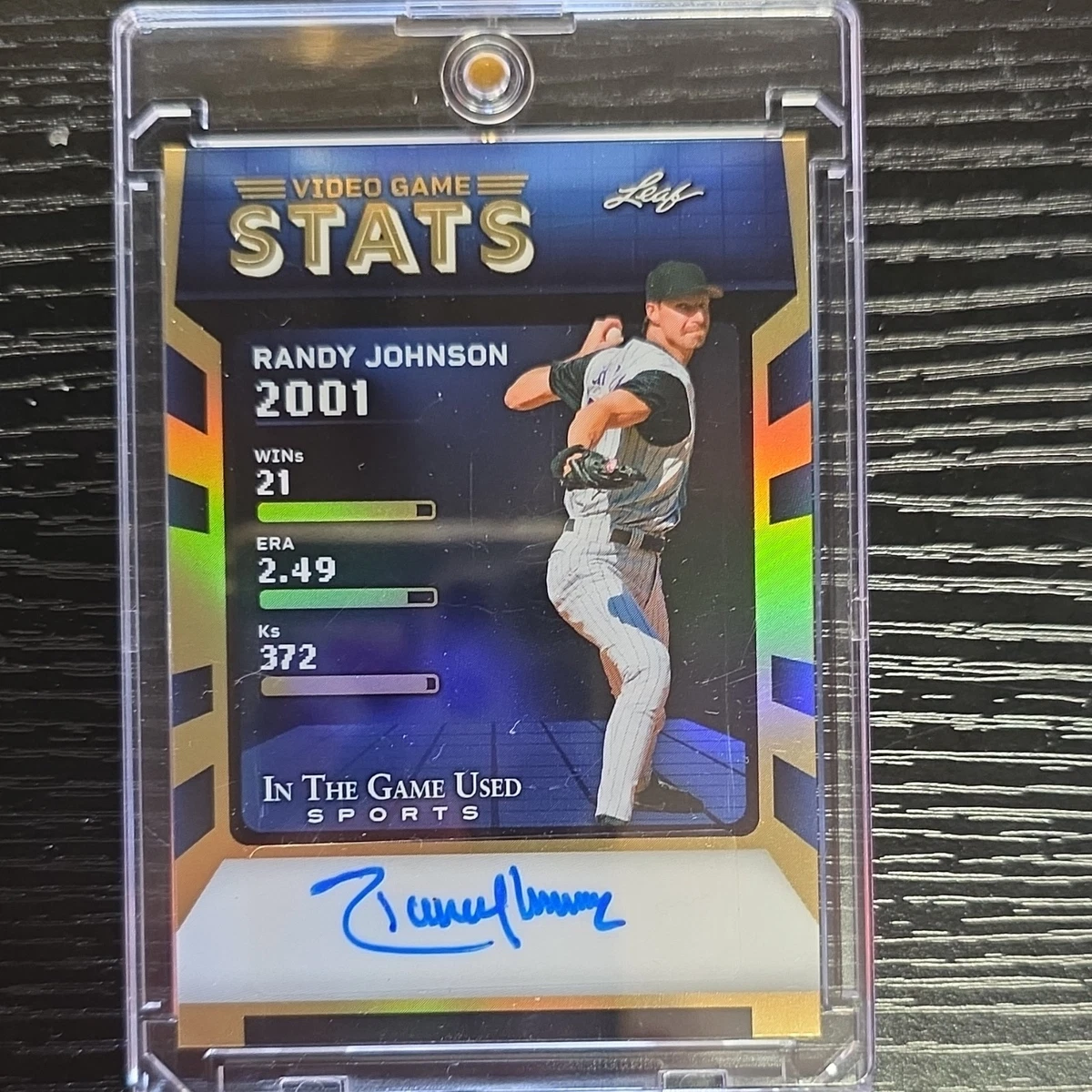 Randy Johnson Baseball Original Autographed Sports Trading Cards