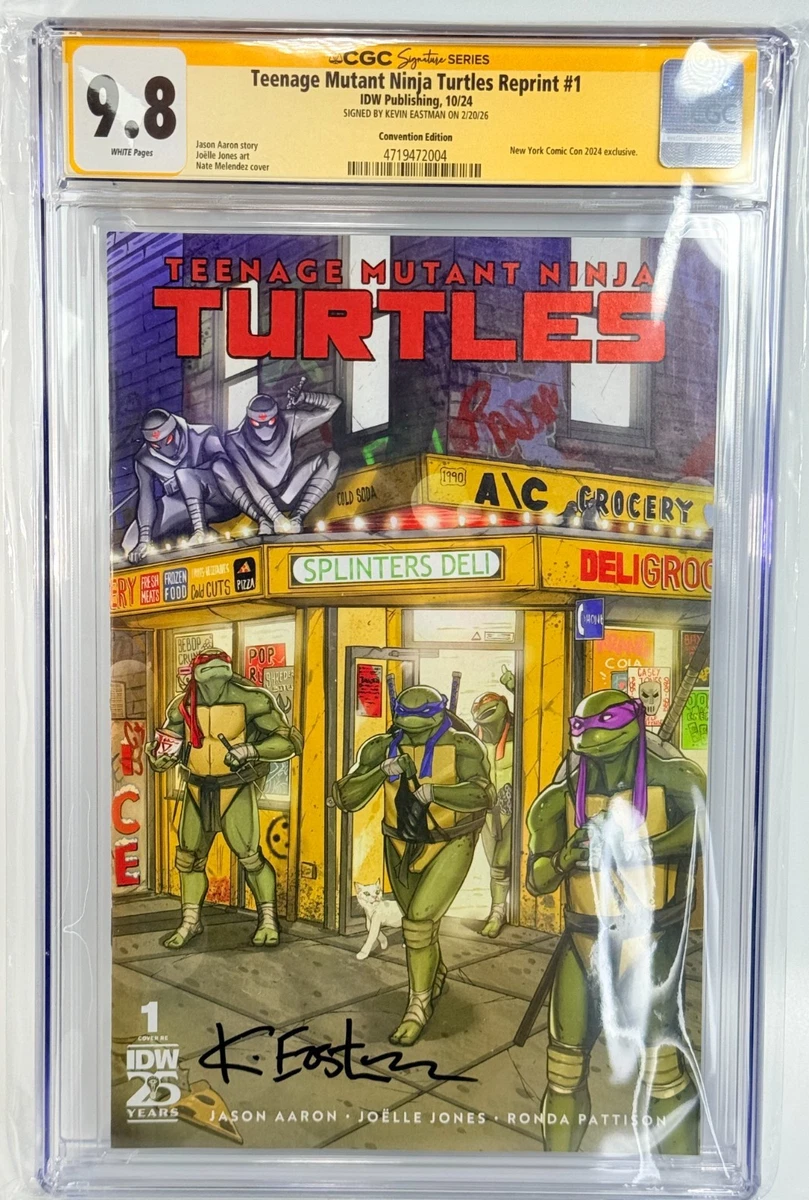 Teenage Mutant Ninja Turtles 9.8 Near Mint/Mint, Comics Signed