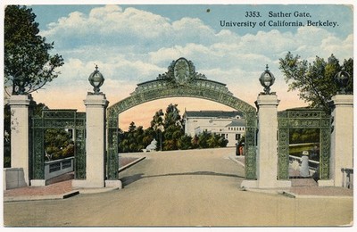 Sather Gate, University of California, Berkeley, California ca.1910