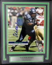 Walter Jones Autographed Signed Framed 8x10 Photo Seattle Seahawks MCS Holo