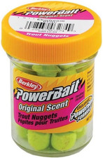 Powerbait Power Nuggets Fishing Dough Bait, Assorted Colors, Scent Dispersion Te