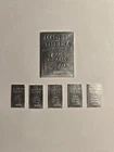 Lot Of Sunshine Minting Fractional Bars 16.3grams Total .999 Fine Silver