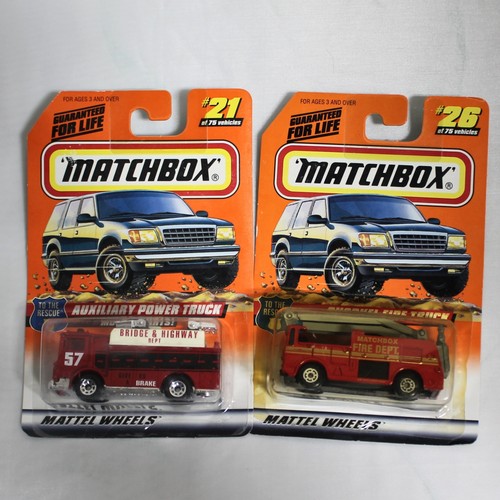 Lote de 12 Coches de Juguete Matchbox: Serie Fire Años 90 - Imagen 2 de 5