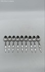 Oneida Stainless Steel Flatware Set 39pc Mid-Century Modern Tapered Design — photo 8