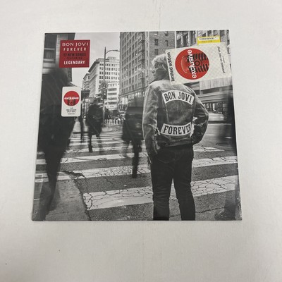 Bon Jovi Forever Vinyl Limited Edition Red/Clear Split NEW Shrink Tear Music