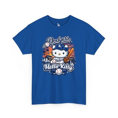 Los Angeles Dodgers Hello Kitty Tシャツ MD s-l400.jpg