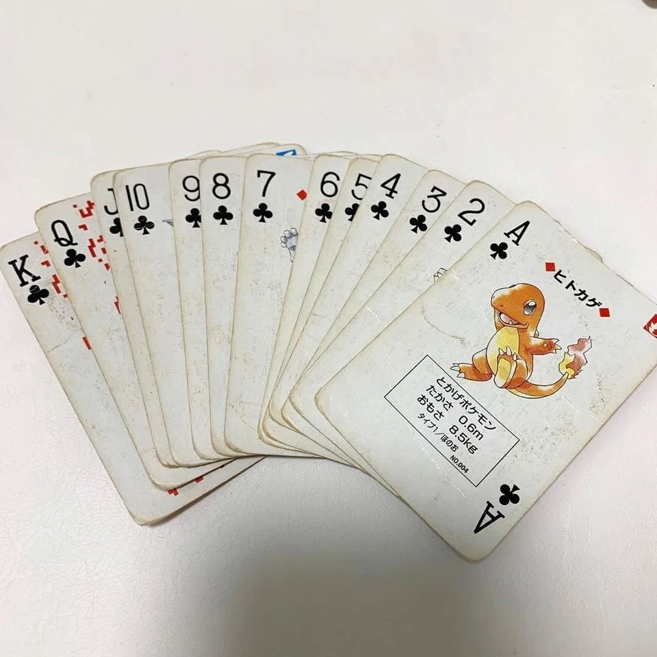 Pokemon Playing Cards Poker Charizard Deck Red 1996 Nintendo Rare from JAPAN JP - Image 4 of 4