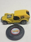 Vintage Hot Wheels Redline Ice T Yellow Black Interior 1969 Hong Kong