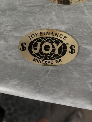 Joy Coal Mining stickersNICE GLOBES  Item E
