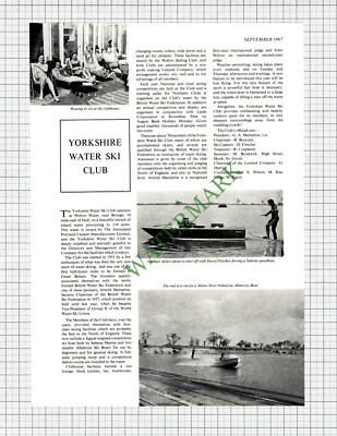 Yorkshire Water Ski Club Welton Water Brough Arnold Mainprize - 1967 Steckling