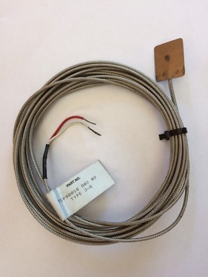 Tempco - TCP90016 D02 02 Typ J-G T/C SS Leaf, 304SS geflochtene 10 m Leitung