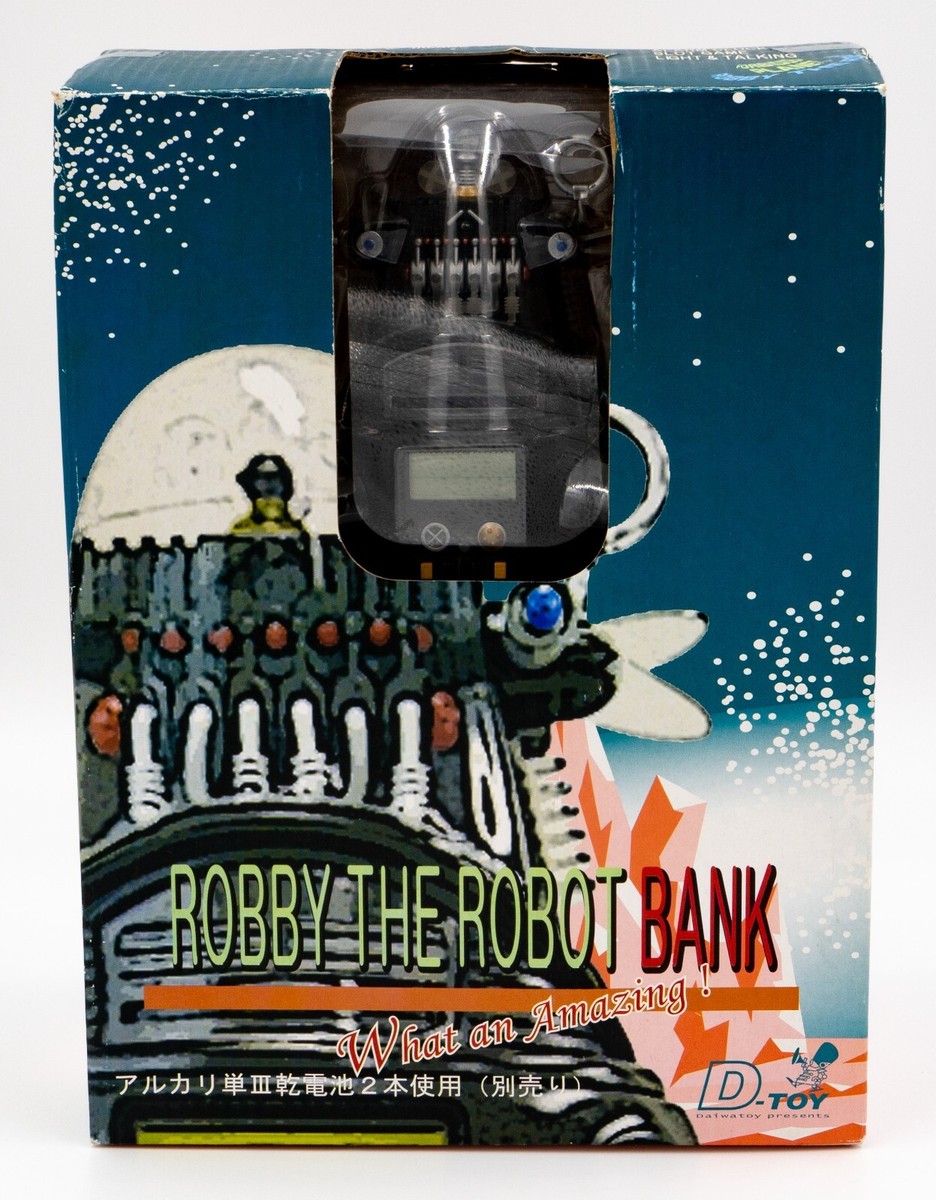 Forbidden Planet - Robby The Robot 10 Inch Talking Coin Bank and 