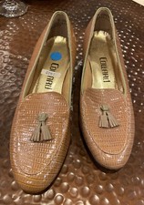 VTG 60s Patent Leather Shoes Low Heels Coward Sz 8 NOS