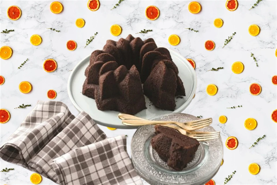 Nordic Ware Vintage Star Pan tortiera bund cake 10 cups (2,36) cm.22 made USA - Immagine 2 di 3