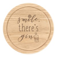 Smile Es Gibt Gin Rund Zerkleinern KäSebrett Lustig Tonic GeträNke