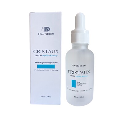 Beautederm Cristaux Zerum Hydra-Beauty: Skin Brightening Serum, 30ml / 1 fl. Oz