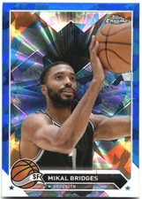 2023-24 Topps Chrome Sapphire #2 Mikal Bridges