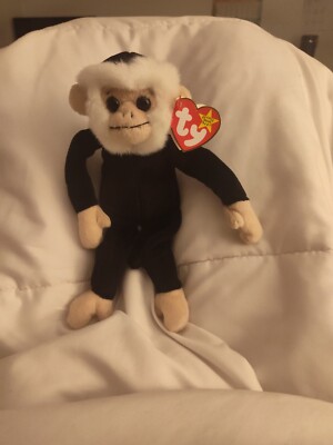 Retired Ty Beanie Baby Mooch The Monkey MINT Tags 1998 Errors RARE Ee7