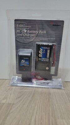 Radio Shack Rechargable 9.6v Racing Battery Pack and Charger Racing Car New Seal