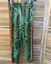 Rare Aviator Nation Tiger Print Jungle joggers Velvet Stripes