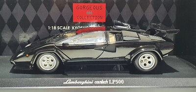1/18 Kyosho LAMBORGHINI COUNTACH LP5000 S LP500 BLACK 08322K