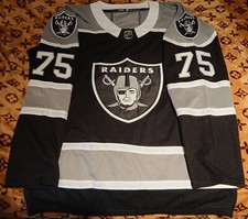 Brand New Raiders NFL NHL Black Hockey Jersey. You choose size, name and number