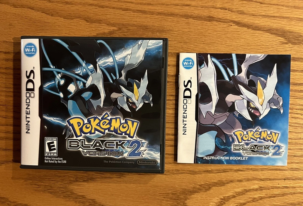 Pokemon Black Version (Nintendo DS) - CASE & MANUAL ONLY - NO GAME