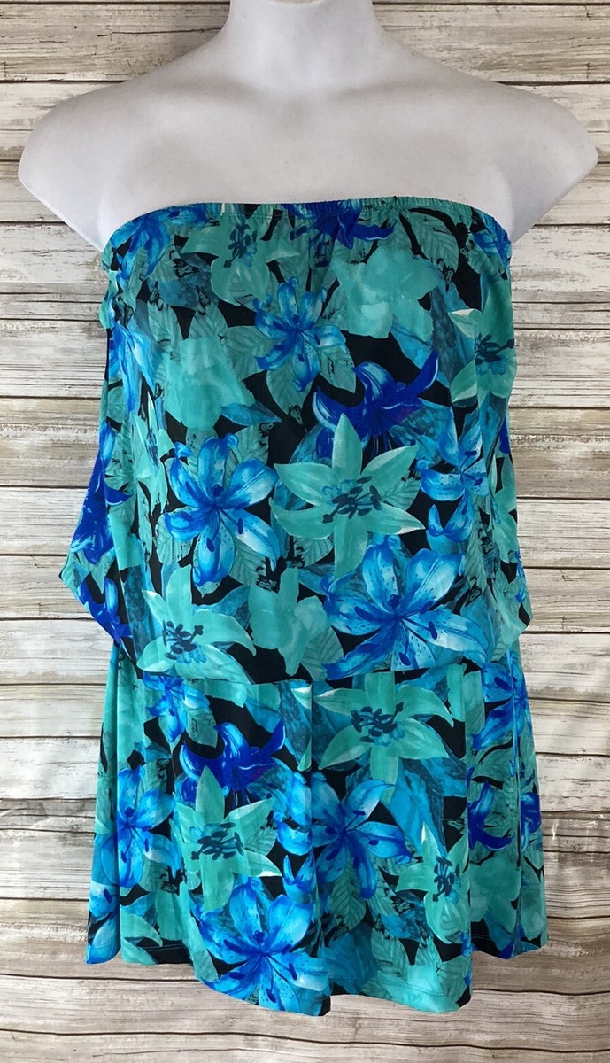 Maillot De Bain Une Pièce Ceeb - Imprimé Floral Marron Taille 10