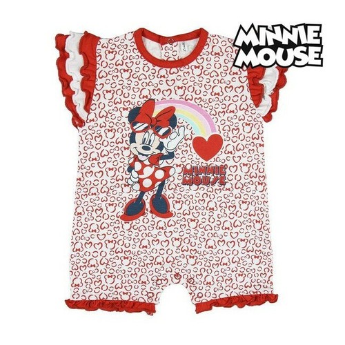 TUTINA PIGIAMA MINNIE DISNE ROSSA E BIANCA ESTIVO 100% COTONE NEONATA | eBay