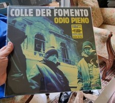Colle Der Fomento ODIO PIENO 2 LP DOPPIO VINILE COLORATO BLU 1000 COPIE + POSTER